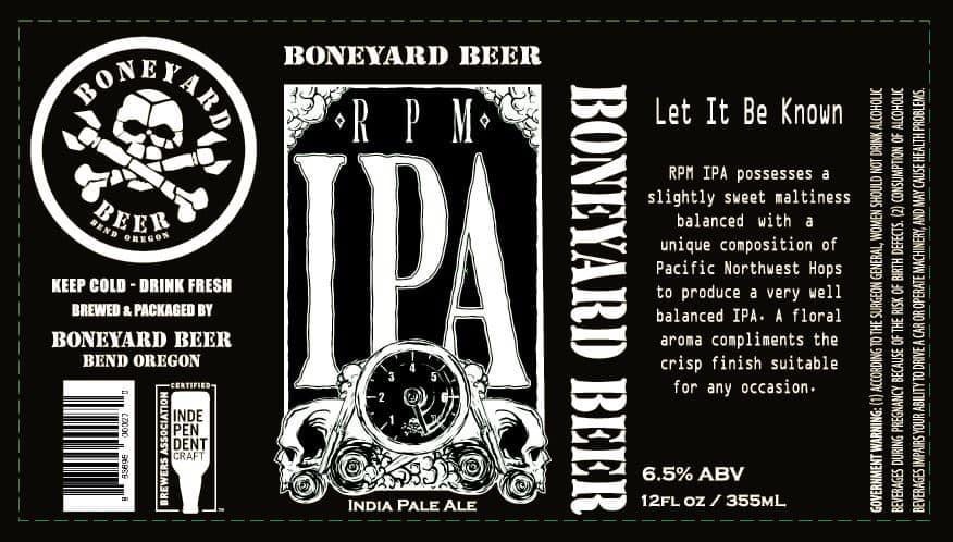 墓地啤酒RPM IPA 12盎司罐头