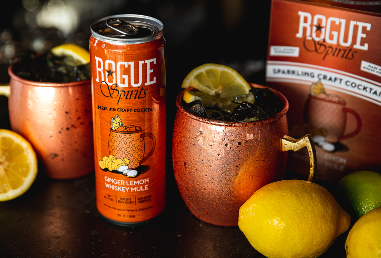 Rogue Spirits姜柠檬威士忌骡子的图象由流氓烈酒礼貌