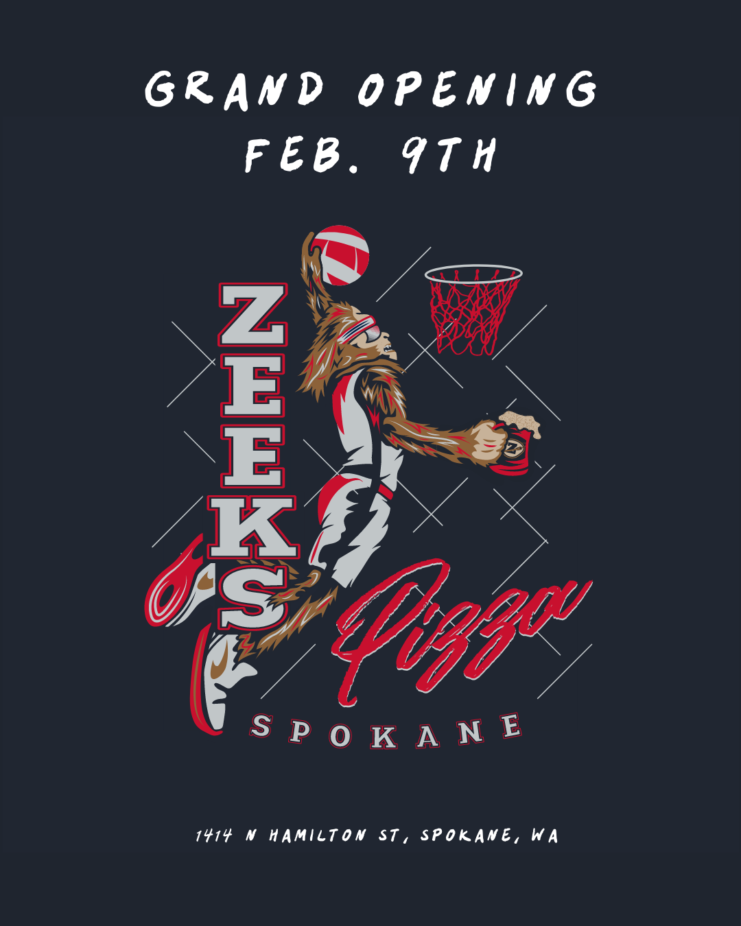 Zeeks Pizza Spokane盛大开幕