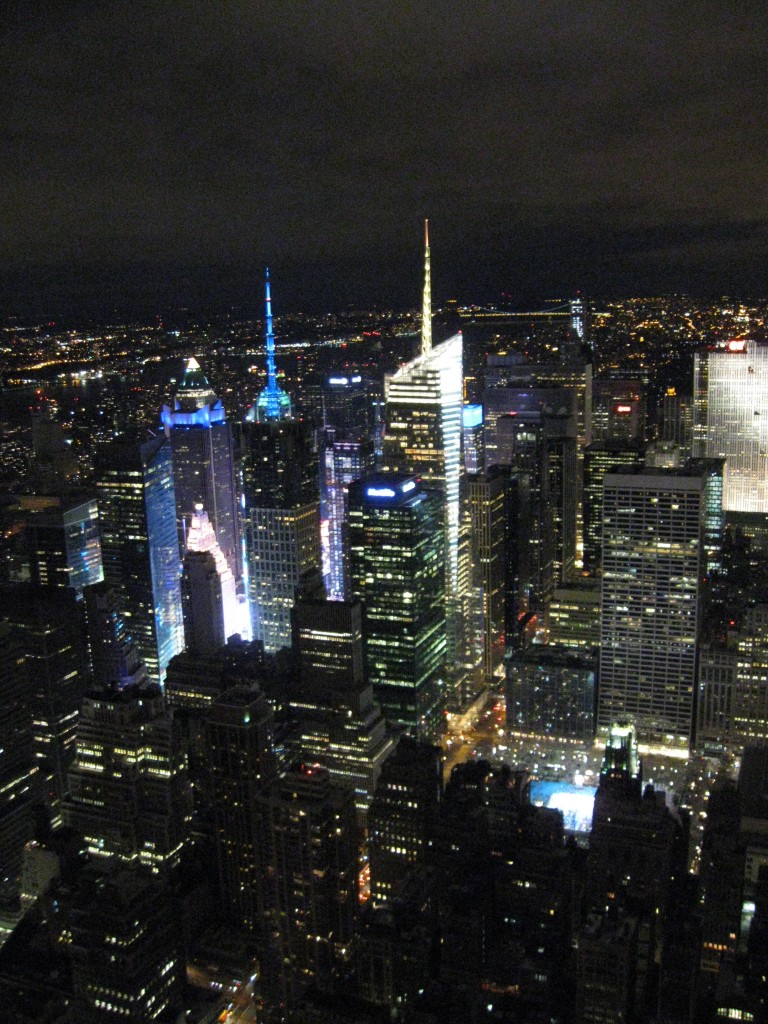 从帝国大厦俯瞰纽约市