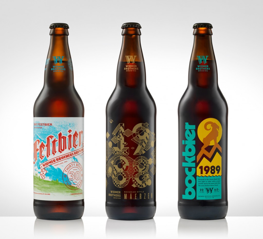 Widmer Festbier, Maerzen和Bockbier 1987-1989