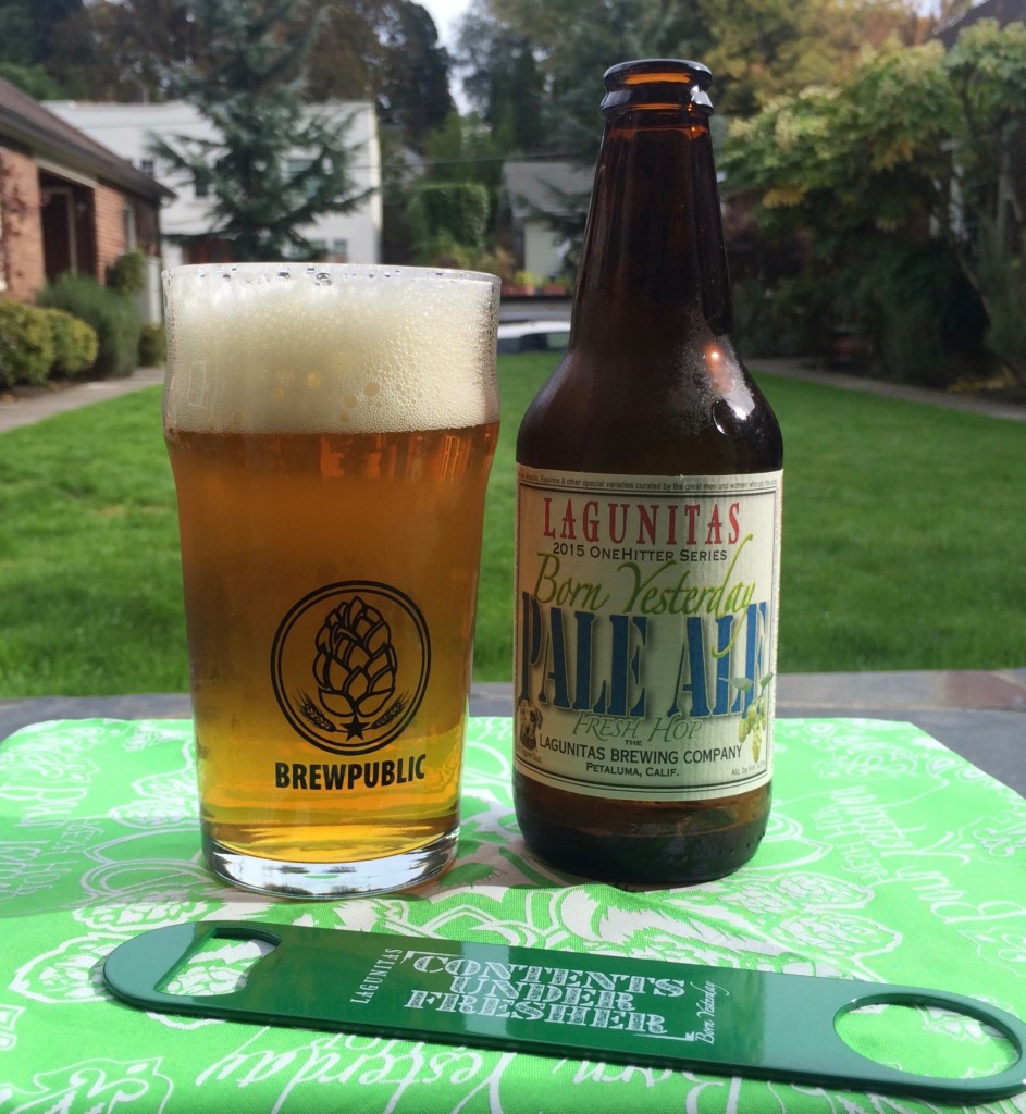 拉古尼塔斯昨天出生的新鲜啤酒花淡啤酒