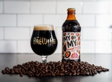 我的哦，我的焦糖macchiato stout礼貌地由红螺煮啤酒厂