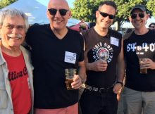 2018年俄勒冈州啤酒节开始前，弗雷德·鲍曼、道格·雷伯格、艾布拉姆·戈德曼·阿姆斯特朗和博尔特部长出席俄勒冈州啤酒协会啤酒人晚宴。（FoystonFoto）