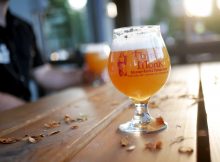 Trail Monk秋天IPA的图象由口渴的僧侣礼貌