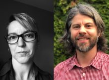 新俄勒冈啤酒师公会共同执行董事 -  Christina Larue和Tony Roberts。（图片由俄勒冈啤酒厂公会提供）