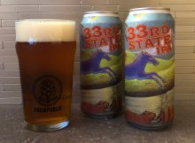 McMenamins新的第33州IPA，一种西北风格的IPA，现在有16盎司的罐装。