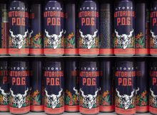 臭名昭著的p.o.g Berliner Weisse由Stone Brewing提供