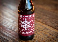 法拉啦啦啦啦冬季啤酒的形象，由双山酒厂提供