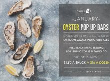 寒意N填补。2020年1月牡蛎Pop up