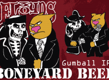 Boneyard啤酒和3杯发酵口香糖IPA