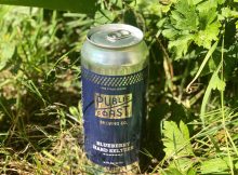 蓝莓硬苏打水的图片，由公共海岸酿造公司提供