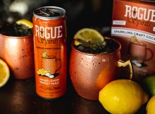 Rogue Spirits姜柠檬威士忌骡子的图象由流氓烈酒礼貌