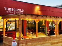 在蒙大利亚的门槛新覆盖的街道座位。（图片由阈值酿造和混合提供）