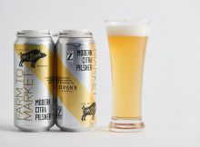 Zupan’s Markets与Von Ebert Brewing在Farm To Market Modern Citra Pilsner上合作。(图片由Zupan’s Markets提供)