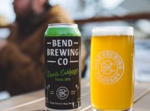 魔鬼卷心菜潮湿IPA图片由Bend Brewing Co.提供。