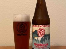 双山啤酒厂的豪华单酒花IPA。