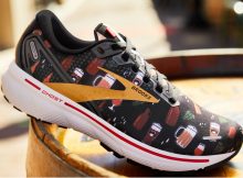 Deschutes Brewery和Brooks运行Deschutes主题运行Hoppy Ghost 14公路跑鞋。（图片由奔跑的布鲁克斯提供）