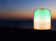 Alpenglow混合颜色的图像由生物硅块提供