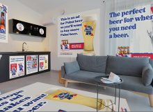 Pabst Blue Ribbon正在您的家中寻找广告空间。(图片由Pabst Blue Ribbon提供)