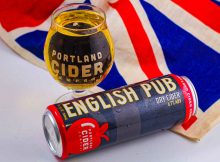 英国酒吧苹果酒的图象由波特兰苹果酒公司礼貌